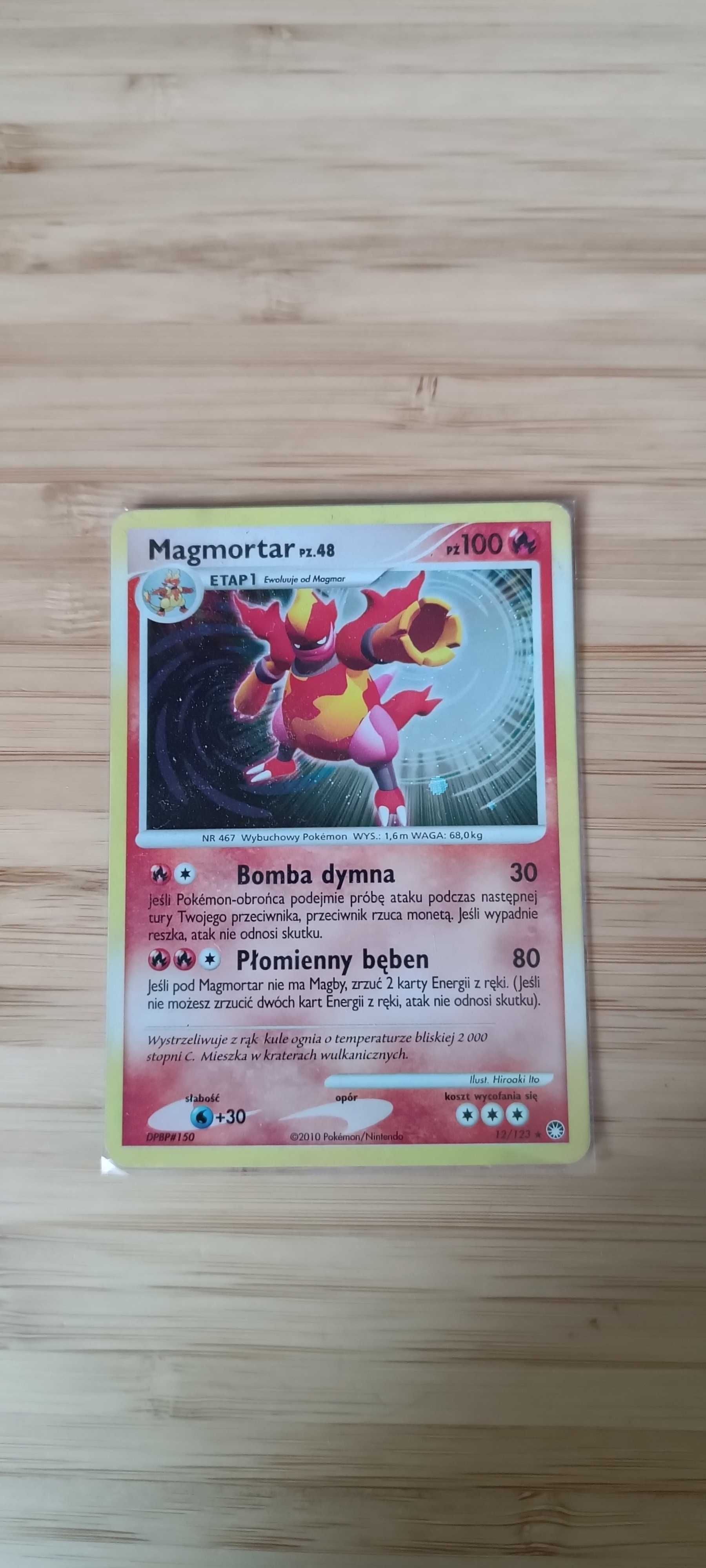 Pokemon Magmortar Holo Polska Wersja #12