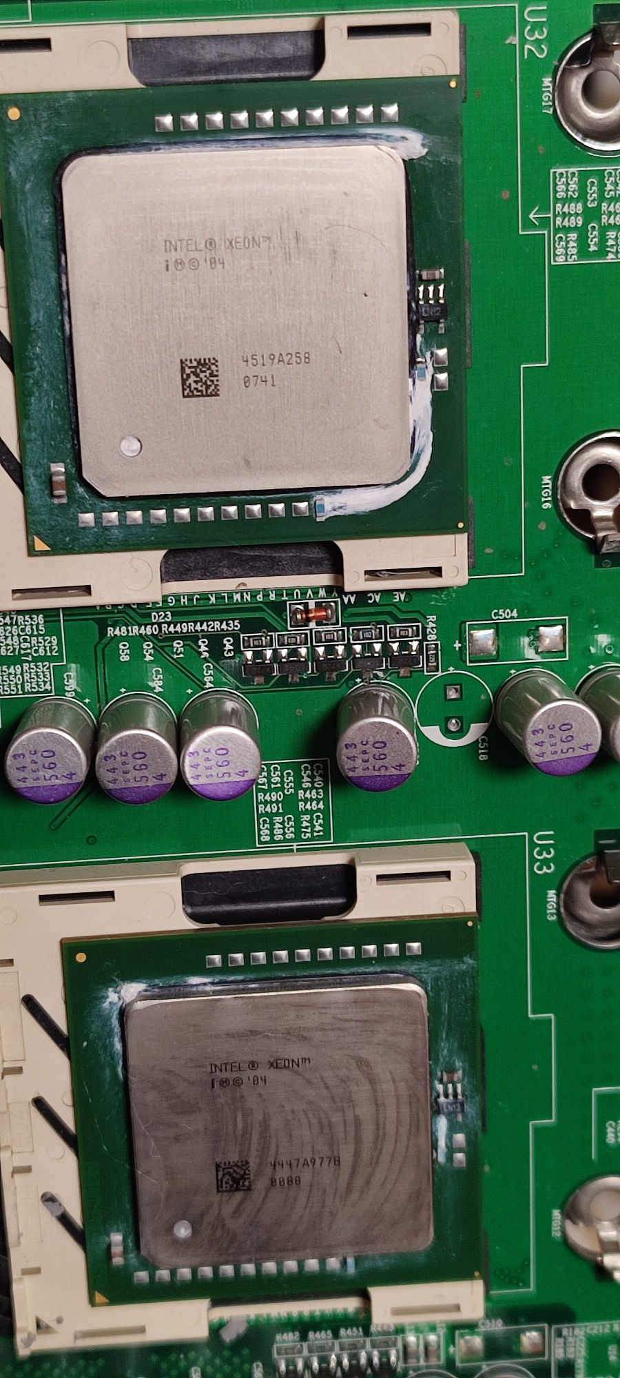 Intel Xeon 64 bit серверний socket 604 пара