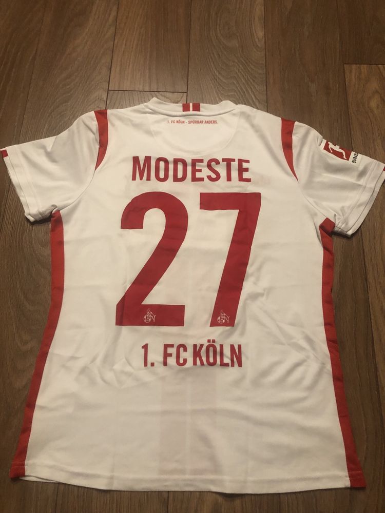 Koszulka piłkarska FC KOLN marki Uhlsport. Numer 27 Anthony Modeste.