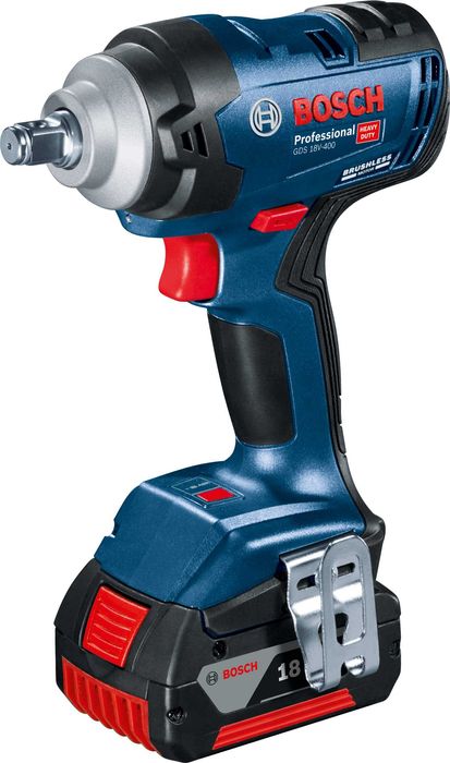 ZADABNY klucz udarowy Bosch Professional GDS 18V-400 + aku 4Ah 18V