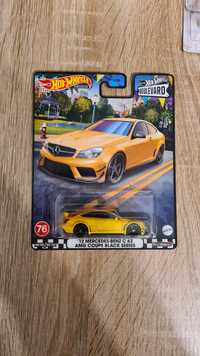 Hot Wheels Premium BOULEVARD 12 Mercedes-Benz C63AMG Coupe BlackSeries