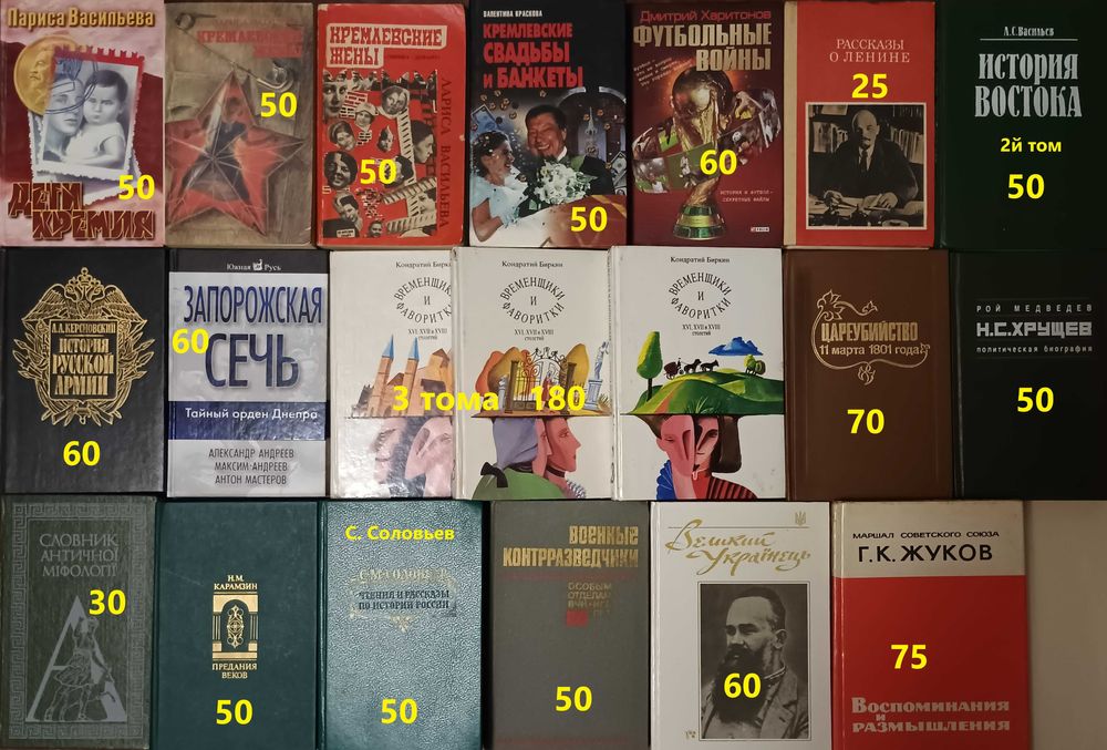 И1 Комплект книг. История, журналистика, политика.