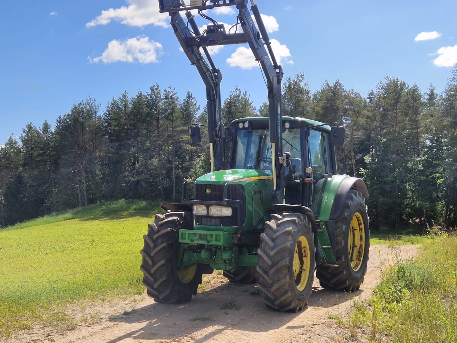John Deere 6920s + Tur Trima 485, TLS, AutoPowr