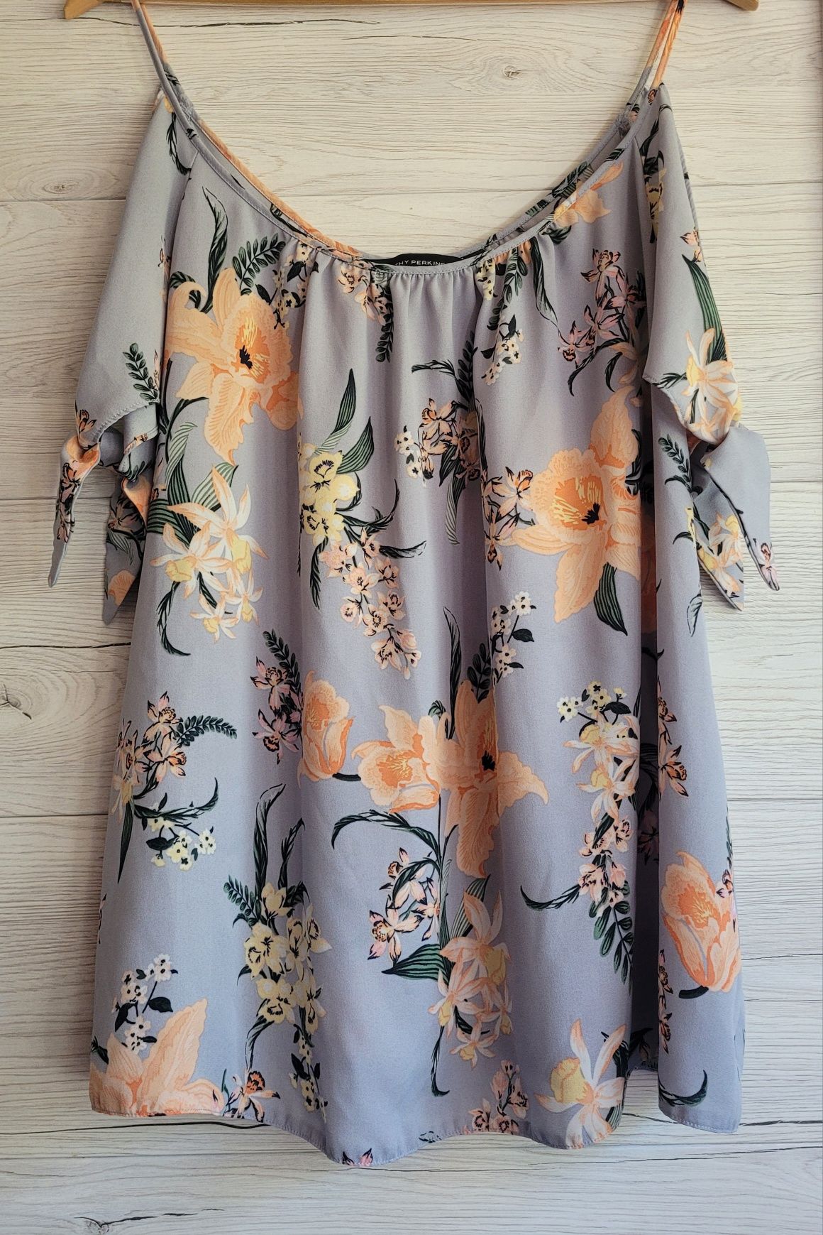 Śliczna zwiewna bluzka Dorothy Perkins M print kwiatowy