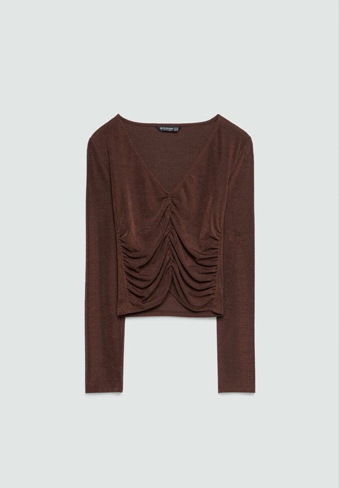 Топ з довгим рукавом Stradivarius