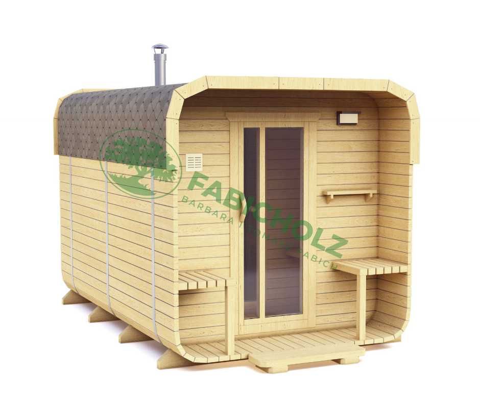 Cube XL Open/Close 3,6m sauna ogrodowa zewnętrzna