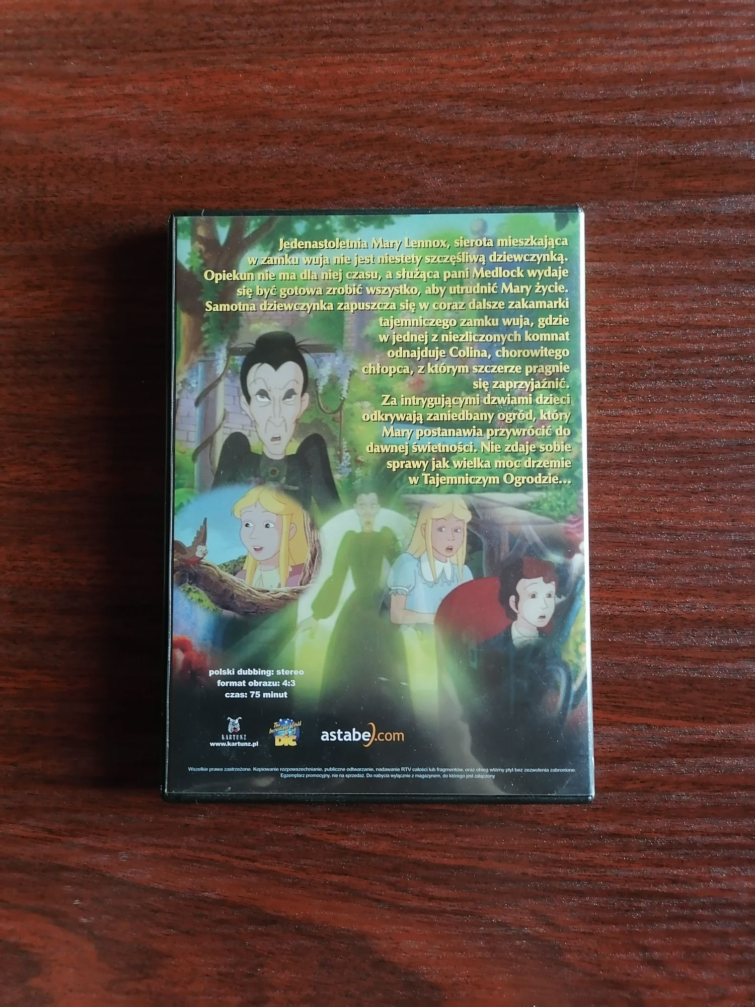 Tajemniczy ogród film płyta VCD bajka