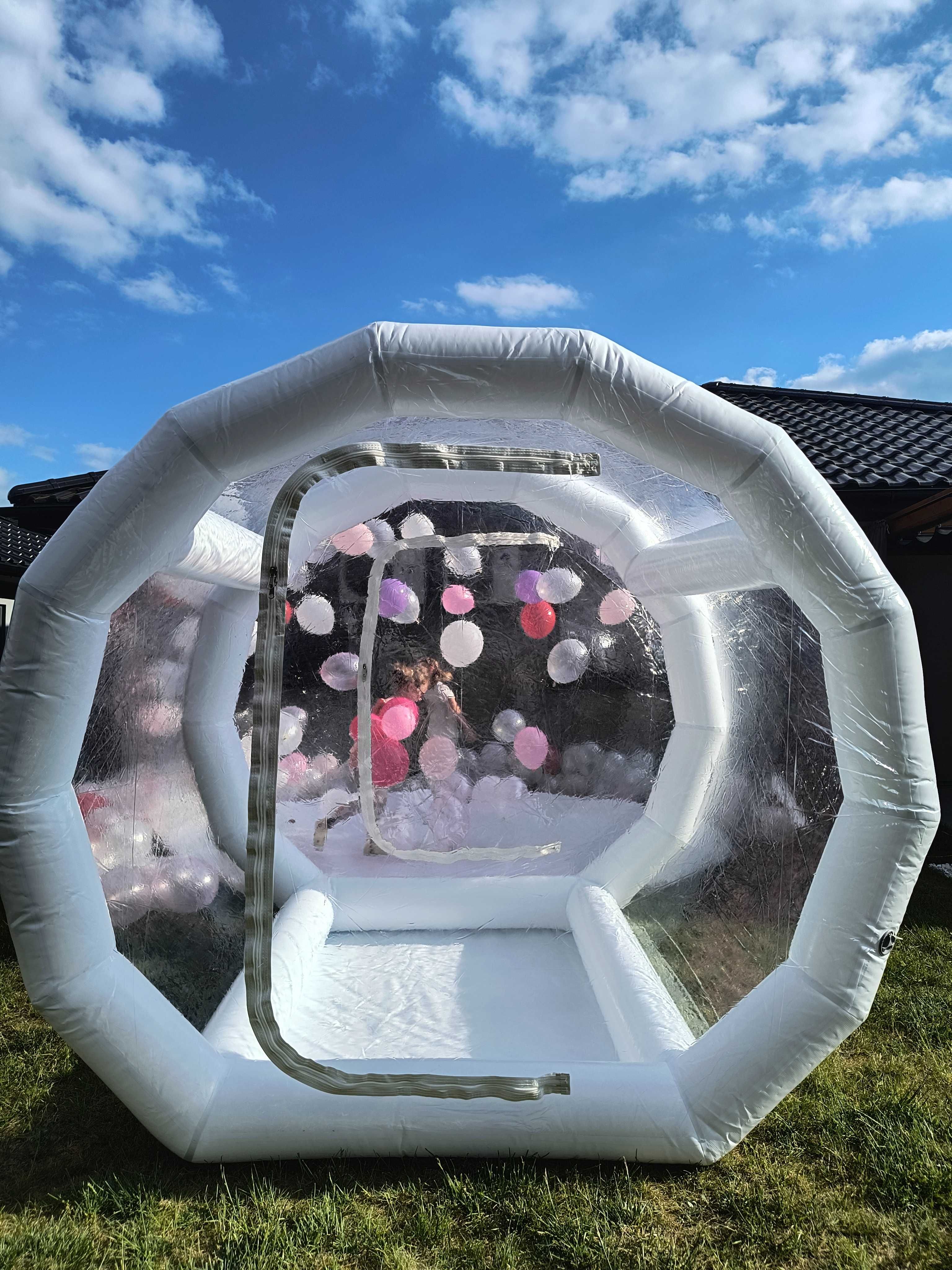 Dmuchaniec Dmuchany Domek Iglo Bańka Bubble House Tent Wirujące Balony