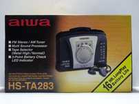 NOWY Walkman AIWA HS-TA283 (BK) Odtwarzacz Kasetowy RADIO/MSP - 1999r.