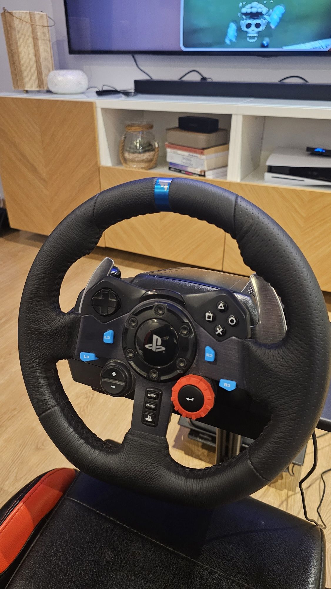 Volante + cadeira