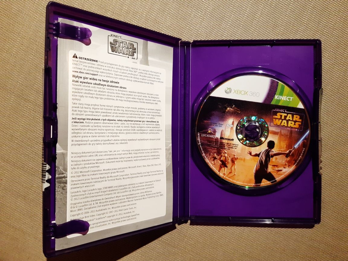 Gra Star Wars kinect na konsolę xbox 360