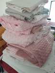 Várias peças de cama