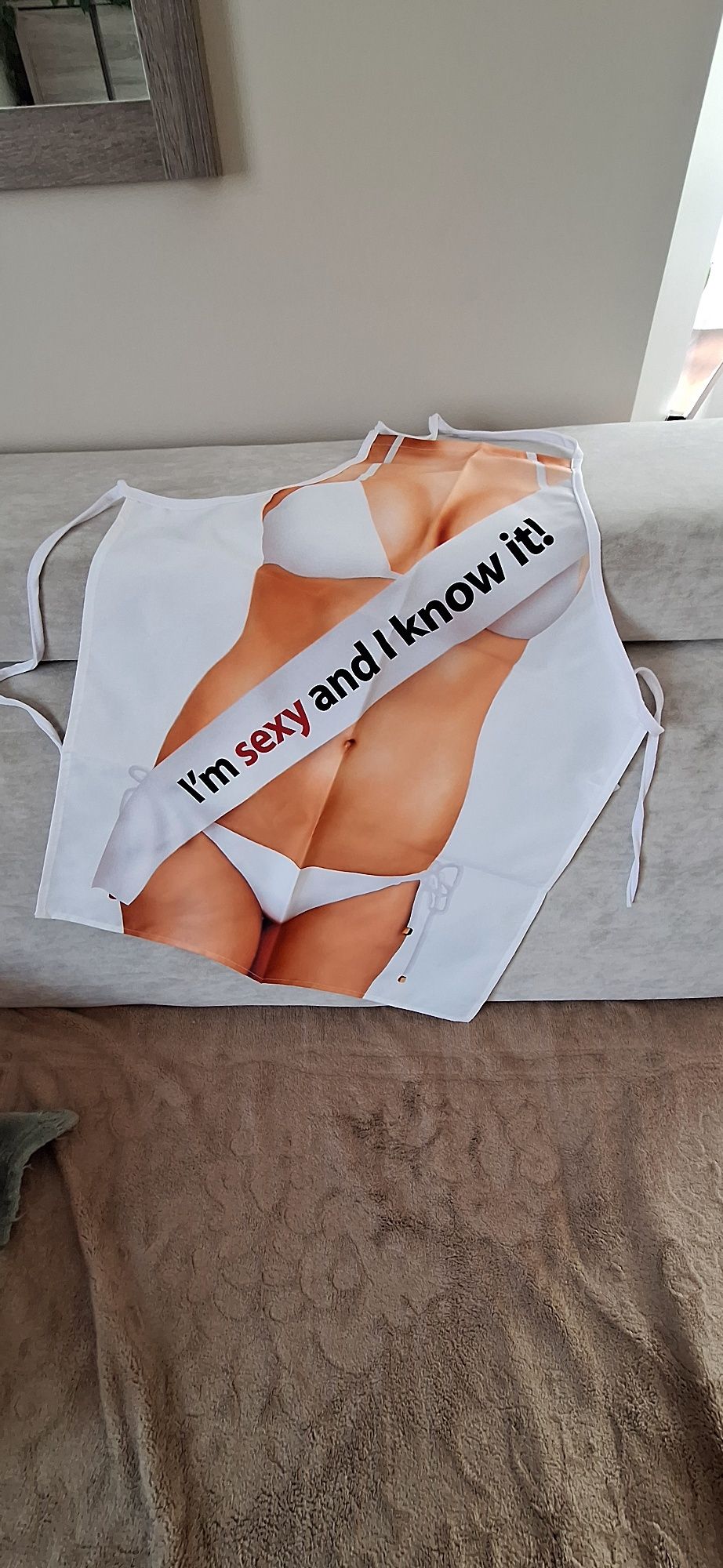 Sexy fartuszek i kapcie peniski