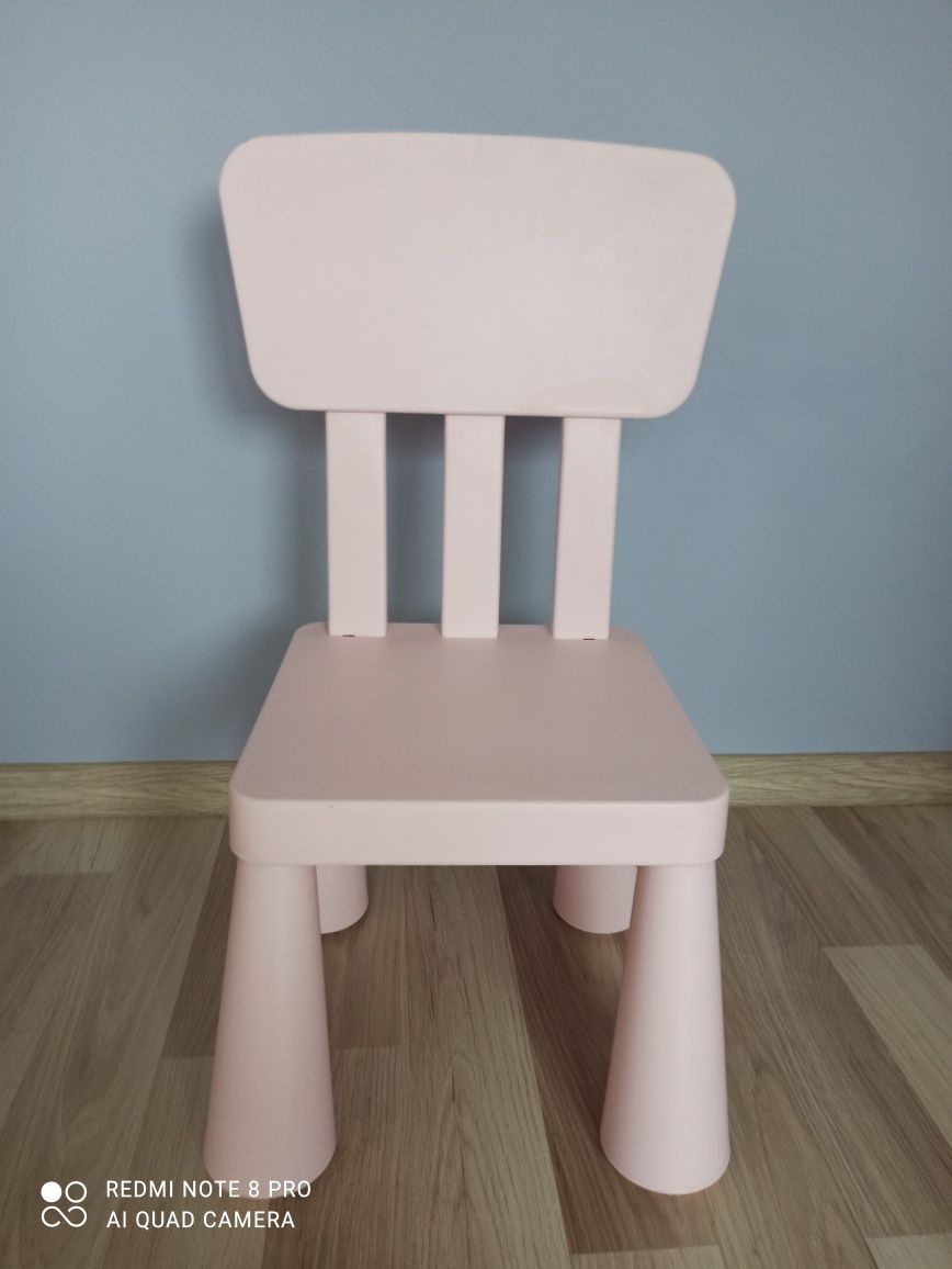 Krzesło krzesełko Ikea Mammut dziecięce