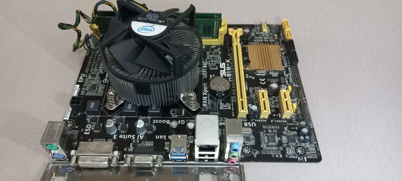 Комплект. Asus H81M-K, s1150,Xeon E3-1270 v3 аналог I7-4770.8Gb.