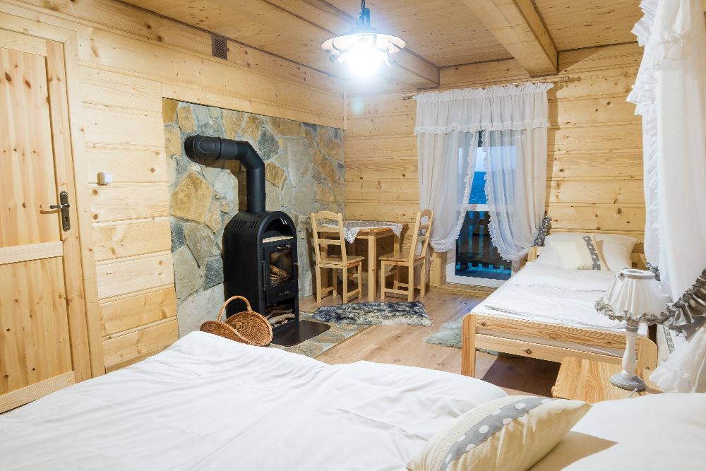 Domek do wynajęcia ,chata ,jacuzzi, na uboczu, wieś, Bieszczady, balia