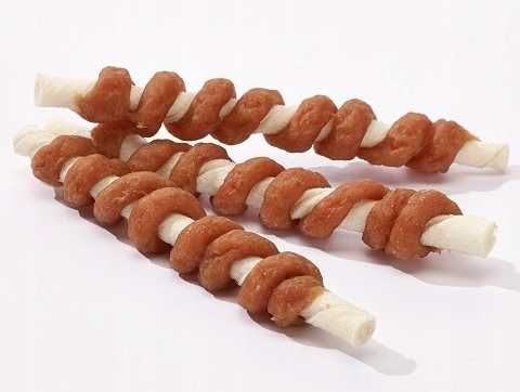 Szaszłyk dla psa Pałeczki owinięte królikiem  przysmak dla psa smaczki