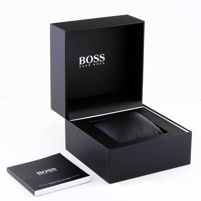 relógio Hugo Boss Skymaster cinzento escuro.