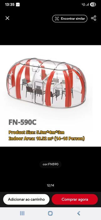 Star Room Personalizado, barraca de acampamento, Restaurante Ao Ar Liv