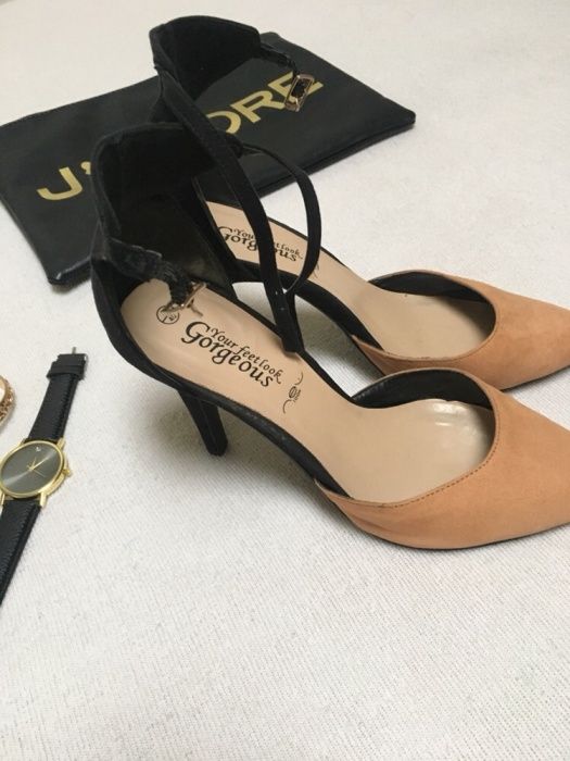 Buty zapinane przy kostce New look wkładka 26,5