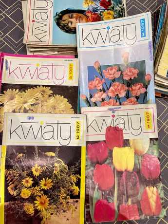 Kwiaty Kwartalnik - seria egzemplarzy archiwalnych 1974/1994