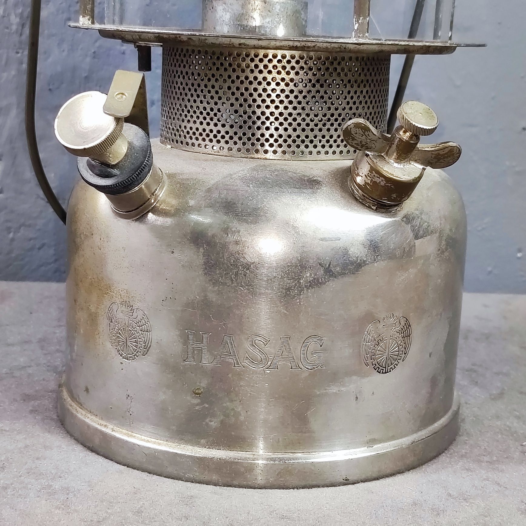 HASAG Lampa naftowa  ciśnieniowa