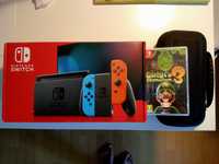 Vendo Nintendo Switch+Jogo Luigys Mansion 3+Mala transporte tudo novo