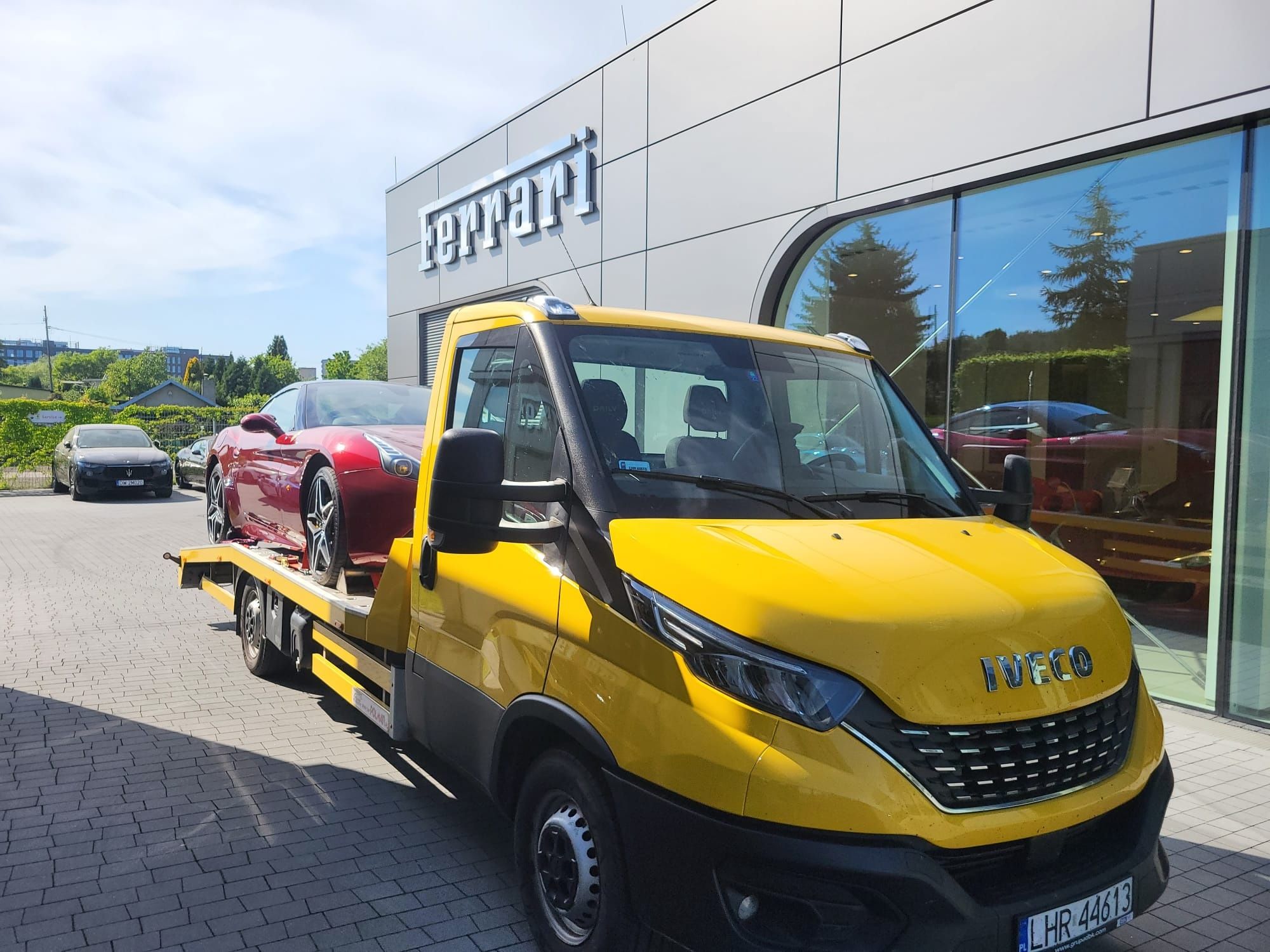 Wynajem wypożyczalnia laweta autolaweta Iveco Daily 3.0 kat. B,  E-TOL