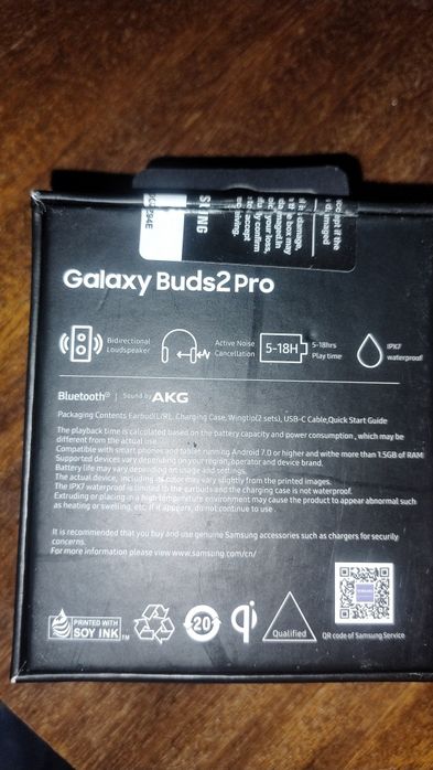 Навушники Bluetooth Samsung Buds 2 Pro purple