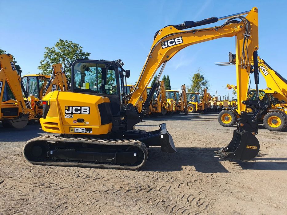 JCB 86C-2  2020R klimatyzacja koparka gąsienicowa 8 ton cat volvo kubota