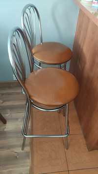 Krzesło barowe metalowe