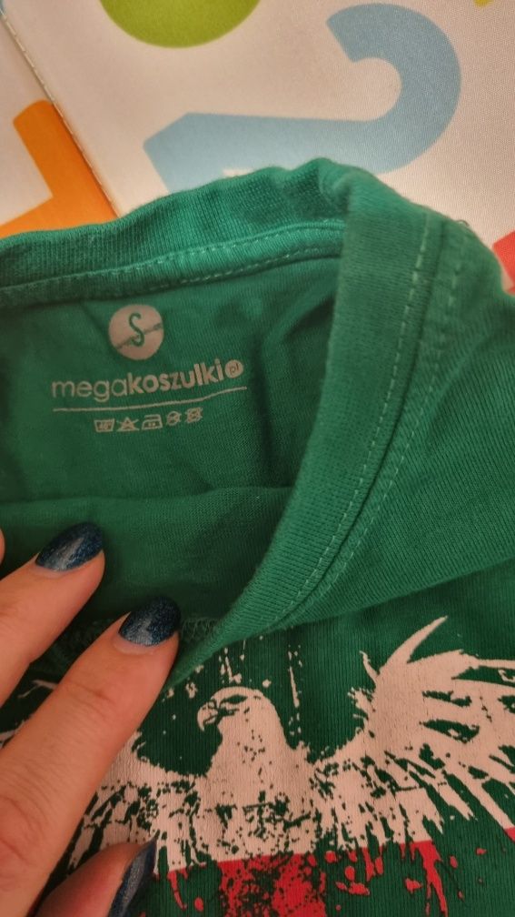 Koszulka patriotyczna Flaga Polski dla dziecka ok 98 104