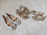 Zestaw bucików na lato sandałki H&M balerinki Cool Club złote roz.24
