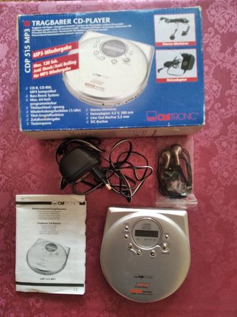 CD-плейер Clatronic CDP 515 MP3 Portable CD Player Silver