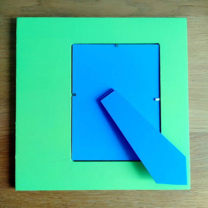 Moldura de madeira feital com técnica do guardanapo - NOVA