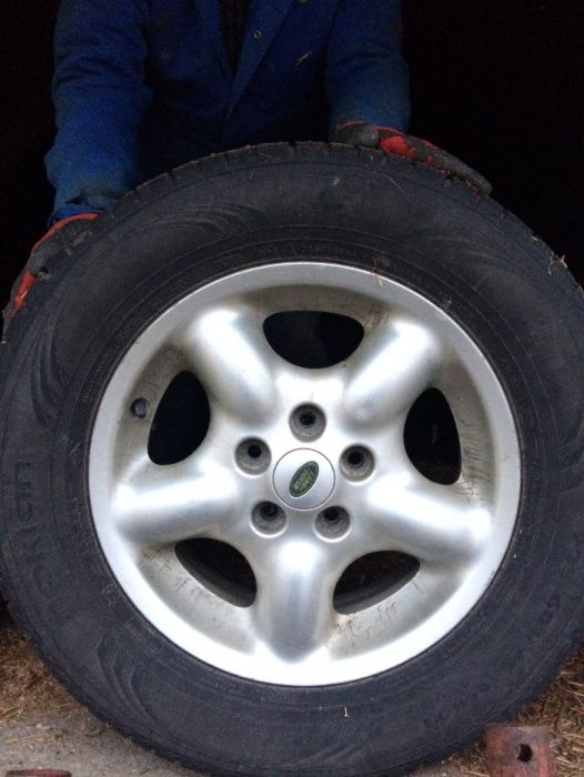 Oryginalne Felgi Land Rover Freelander 16 +Opony Zimowe Nokian