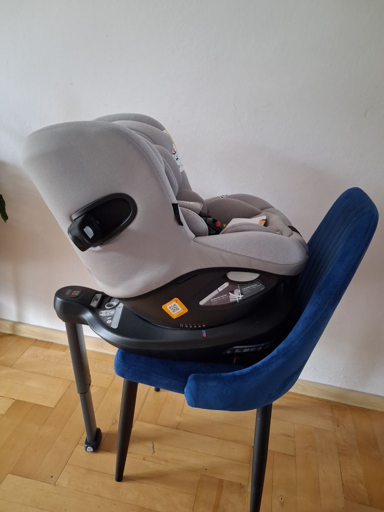 Fotelik Joie Ispin i spin 360 szary gwarancja obrotowy isofix