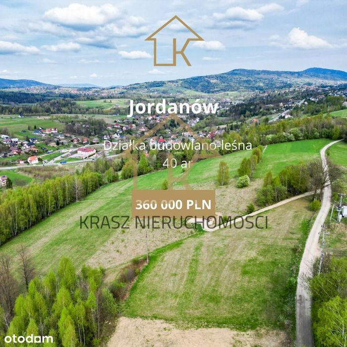 Wyjątkowa działka budowlano-leśna!! Jordanów