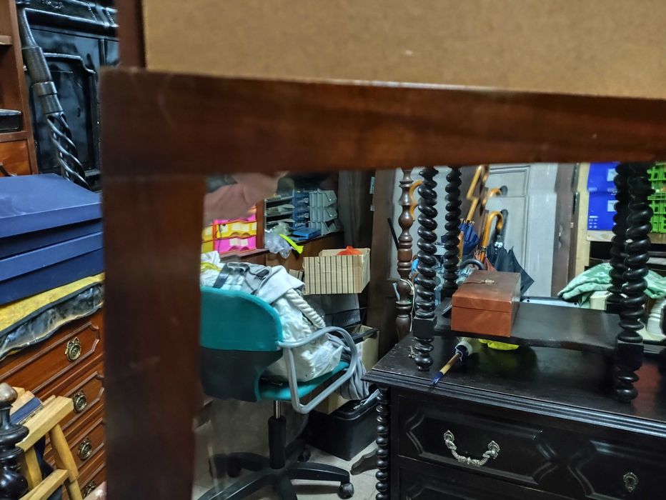 Varios Espelhos com moldura em madeira Vintage