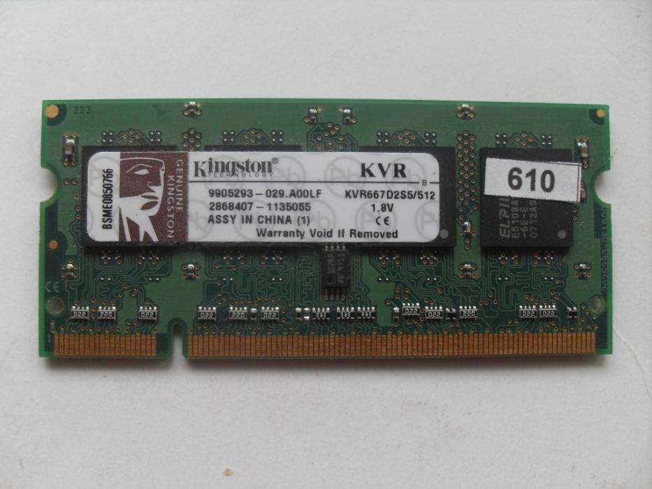 RAM 1GB (2x512) Kingston