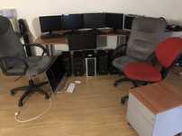 Lote de 5 Computadores Potentes (16G/8G ram) com  Secretarias