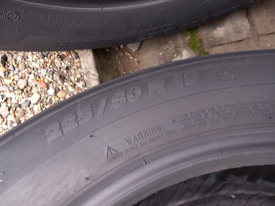 4x Opony Używane Zimowe 225/60R18 Michelin