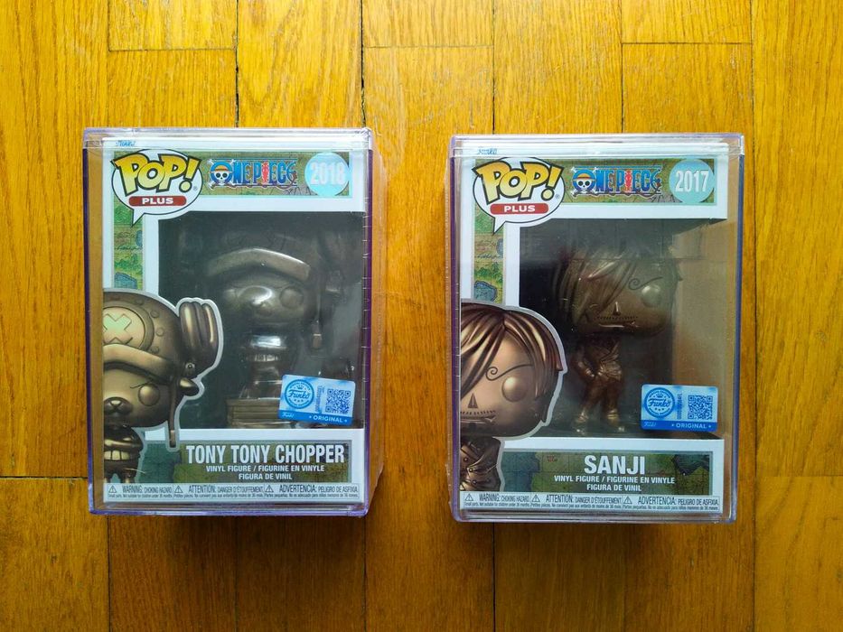 Funko Pop One Piece Sanji 2017 + Chopper 2018