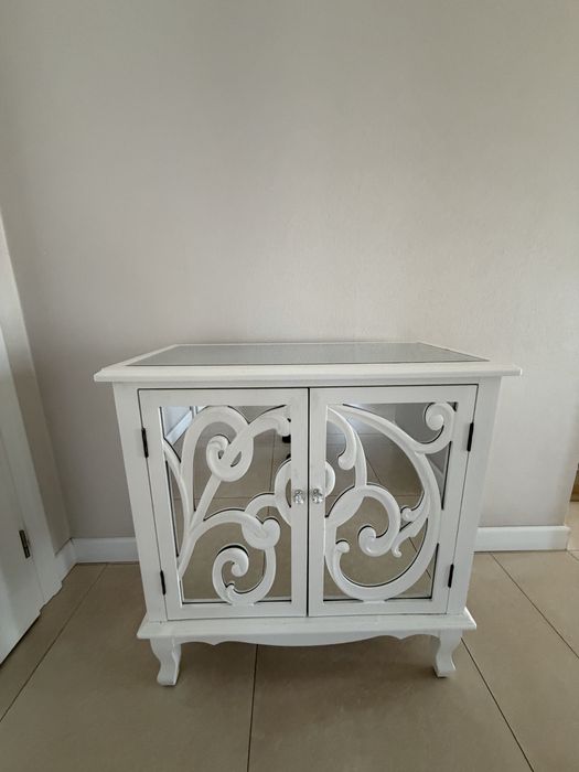 Komoda glamour biala, lustrzana!!!