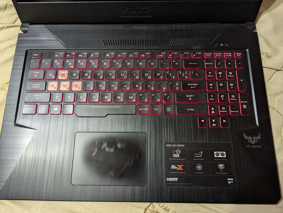 Игровой ноутбук Asus Tuf Gaming 17'' FX705dt 144Hz GTX 1650 4GB/8GB/50