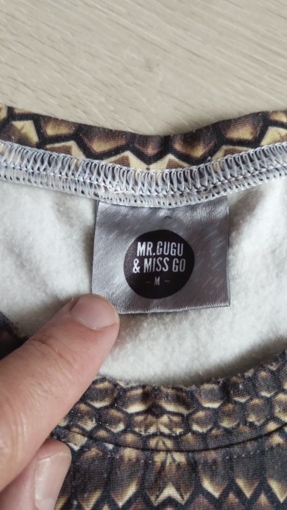 Bluza Mr.Gugu & Miss Go, rozmiar M, z nadrukiem Golden Armor