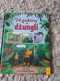 Książka ala komiks  24 godziny w dżungli