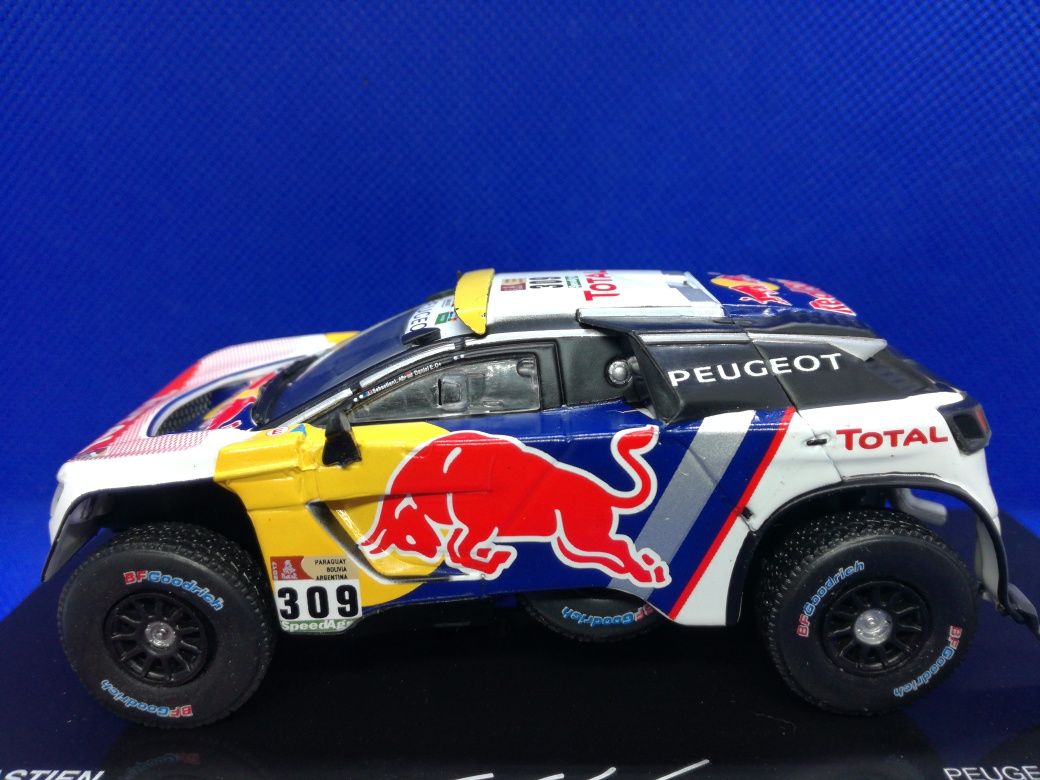 Miniaturas 1/43 Peugeot do Dakar Novos