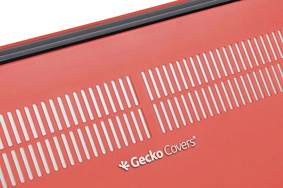 Etui Gecko Clip On do MacBook Pro 13" czerwone - lekkie i trwałe