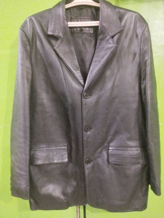 Пиджак мужской кожаный